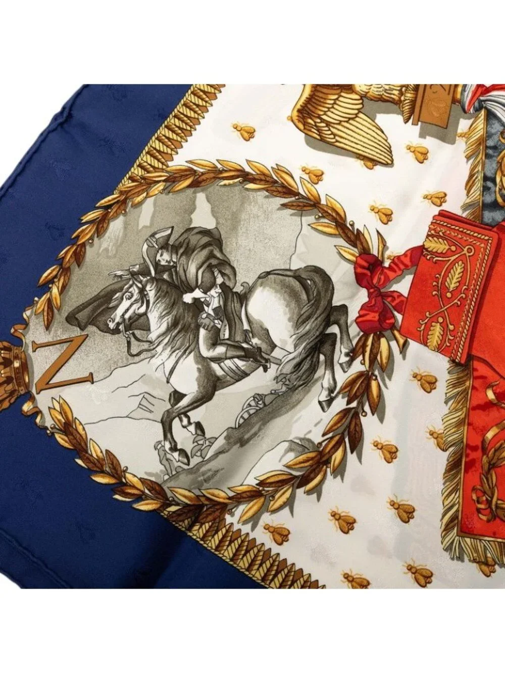 Hermes Carre 90 Napoleon Multicolor Silk Scarf - Picture 4 of 9